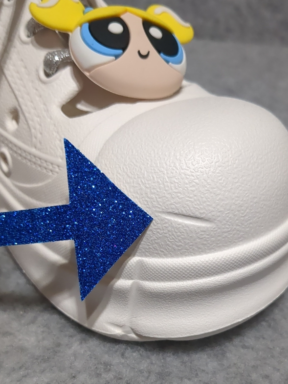 Miniso discontinued powerpuff girls slip on Eva White Women's shoes Size 7 - Picture 14 of 14